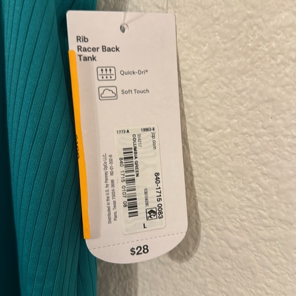 Womens Xertion Rib Racer Back Tank - Picture 3 of 5